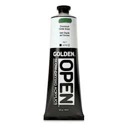 Golden Open Acrylics - Chromium Oxide Green, 5 oz Tube