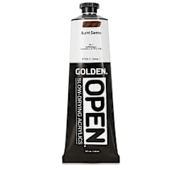 Golden Open Acrylics - Burnt Sienna, 5 oz Tube