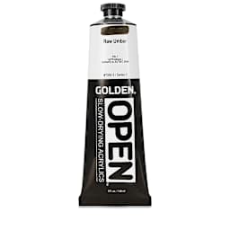 Golden Open Acrylics - Raw Umber, 5 oz Tube