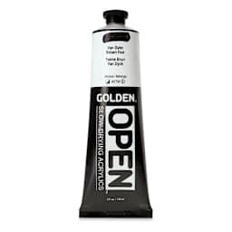 Golden Open Acrylics - Van Dyke Brown Hue, 5 oz Tube