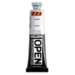 Golden Open Acrylics - Azo Gold, 2 oz Tube
