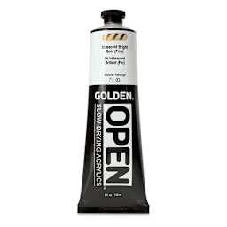 Golden Open Acrylics - Iridescent Bright Gold (Fine), 5 oz Tube