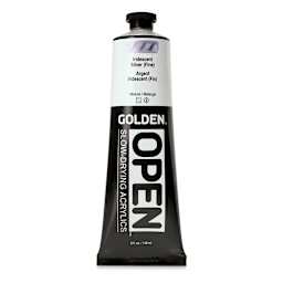 Golden Open Acrylics - Iridescent Silver (Fine), 5 oz Tube