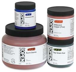 Golden Open Acrylic Paints  Assorted Jars 