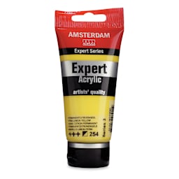Amsterdam Expert Series Acrylics - Permanent Lemon Yellow, 75 ml tube