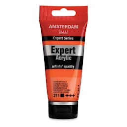 Amsterdam Expert Series Acrylics - Cadmium Orange, 75 ml tube