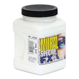 Chroma Acrylic Mural Paint - Pixie Dust, 16 oz Jar side view