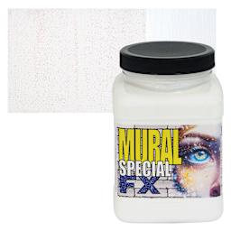 Chroma Acrylic Mural Paint - Pixie Dust, 16 oz Jar and swatch