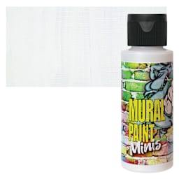 Chroma Acrylic Mural Paint - Polar, 2 oz bottle and swatch