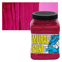 Chroma Acrylic Mural Paint - Vixen, 16 oz Jar and swatch