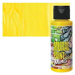 Chroma Acrylic Mural Paint - Scorched, 2 oz bottle and swatch