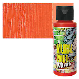 Chroma Acrylic Mural Paint - Fury, 2 oz bottle and swatch