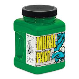 Chroma Acrylic Mural Paint - T-Rex, 16 oz Jar side view