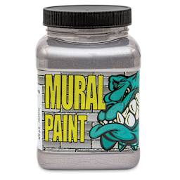 Chroma Acrylic Mural Paint - Rock Star (Silver), 16 oz, Jar