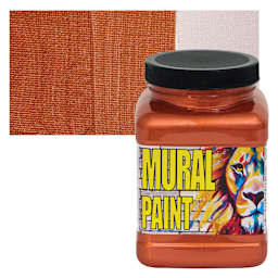 Chroma Acrylic Mural Paint - Encore, 16 oz Jar and swatch