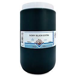 Old Holland New Masters Classic Acrylics - Ivory Black Extra, 1 L jar
