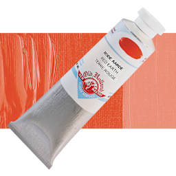 Old Holland New Masters Classic Acrylic Paint - Red Earth, 60 ml, Tube and swatch