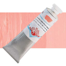 Old Holland New Masters Classic Acrylic Paint - Medium Pink, 60 ml, Tube and swatch