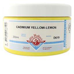Old Holland New Masters Classic Acrylics - Cadmium Yellow Lemon, 250 ml jar
