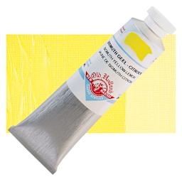 Old Holland New Masters Classic Acrylic Paint - Bismuth Yellow Lemon and swatch