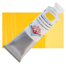 Old Holland New Masters Classic Acrylic Paint - Bismuth Yellow Medium and swatch