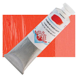 Old Holland New Masters Classic Acrylic Paint - Cadmium Red Light, 60 ml tube and swatch