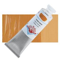 Old Holland New Masters Classic Acrylic Paint - Gold Ochre, 60 ml tube and swatch