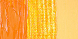 Old Holland New Masters Classic Acrylic Paint - Indian Yellow Orange Extra swatch
