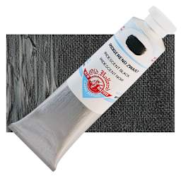 Old Holland New Masters Classic Acrylic Paint - Iridescent Black, 60 ml tube and swatch