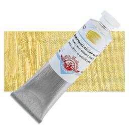 Old Holland New Masters Classic Acrylic Paint - Iridescent Bright Gold, 60 ml tube and swatch