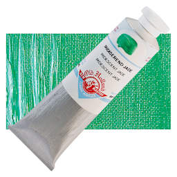 Old Holland New Masters Classic Acrylic Paint - Iridescent Jade, 60 ml tube and swatch