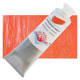 Old Holland New Masters Classic Acrylic Paint - Iridescent Orange and swatch
