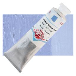 Old Holland New Masters Classic Acrylic Paint - King's Blue Light, 60 ml tube and swatch