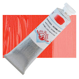 Old Holland New Masters Classic Acrylic Paint - Naphthol Vermilion and swatch