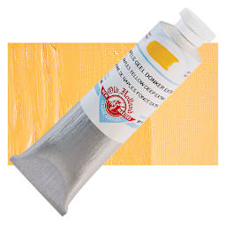 Old Holland New Masters Classic Acrylic Paint - Naples Yellow Deep Extra, 60 ml tube and swatch