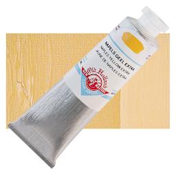 Old Holland New Masters Classic Acrylic Paint - Naples Yellow Extra, 60 ml tube and swatch