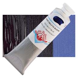 Old Holland New Masters Classic Acrylic Paint - Old Delft Blue, 60 ml tube and swatch