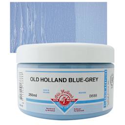 Old Holland New Masters Classic Acrylic Paint - Old Holland Blue Gray and swatch