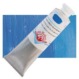 Old Holland New Masters Classic Acrylic Paint - Old Holland Blue Medium and swatch