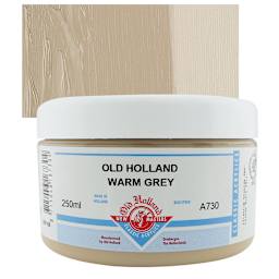 Old Holland New Masters Classic Acrylic Paint - Old Holland Warm Gray and swatch