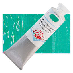 Old Holland New Masters Classic Acrylic Paint - Permanent Green Deep, 60 ml tube and swatch