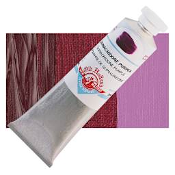 Old Holland New Masters Classic Acrylic Paint - Quinacridone Purple, 60 ml tube and swatch