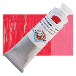 Old Holland New Masters Classic Acrylic Paint - Quinacridone Rose Light, 60 ml tube and swatch