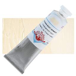 Old Holland New Masters Classic Acrylic Paint - Titanium Buff Deep, 60 ml tube and swatch