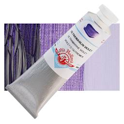 Old Holland New Masters Classic Acrylic Paint - Ultramarine Violet, 60 ml tube and swatch