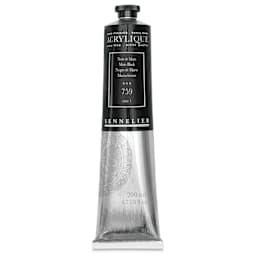 Sennelier Extra-Fine Artist Acryliques - Mars Black, 200 ml tube
