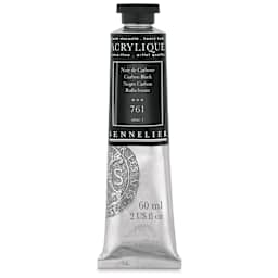 Sennelier Extra-Fine Artist Acryliques - Carbon Black, 60 ml tube