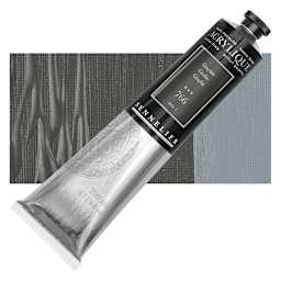 Sennelier Extra-Fine Artist Acrylique - Graphite, 200 ml tube and swatch