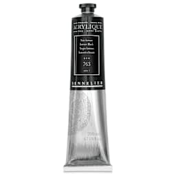 Sennelier Extra-Fine Artist Acryliques - Intense Black, 200 ml tube