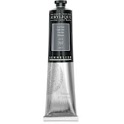Sennelier Extra-Fine Artist Acryliques - Light Gray, 200 ml tube